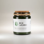 Vela de soja Woodwick Greenman - Lavanda Silvestre