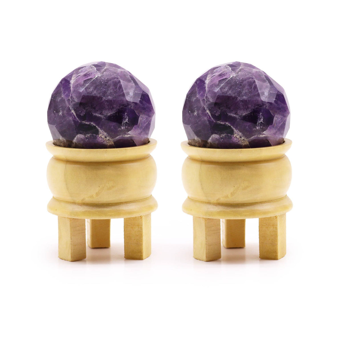 Bola Curativa de Piedras Preciosas y soporte - Cuarzo rosa