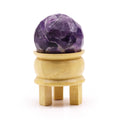Bola Curativa de Piedras Preciosas y soporte - Cuarzo rosa