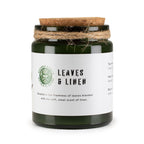 Greenman Woodwick Soy Candle - Hojas y Lino