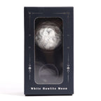 1x Planeta Howlite Blanco con Soporte Solar (LUA) - 40mm