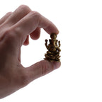 Dioses en miniatura de latón - Ganesha (22 g)  - 37 mm