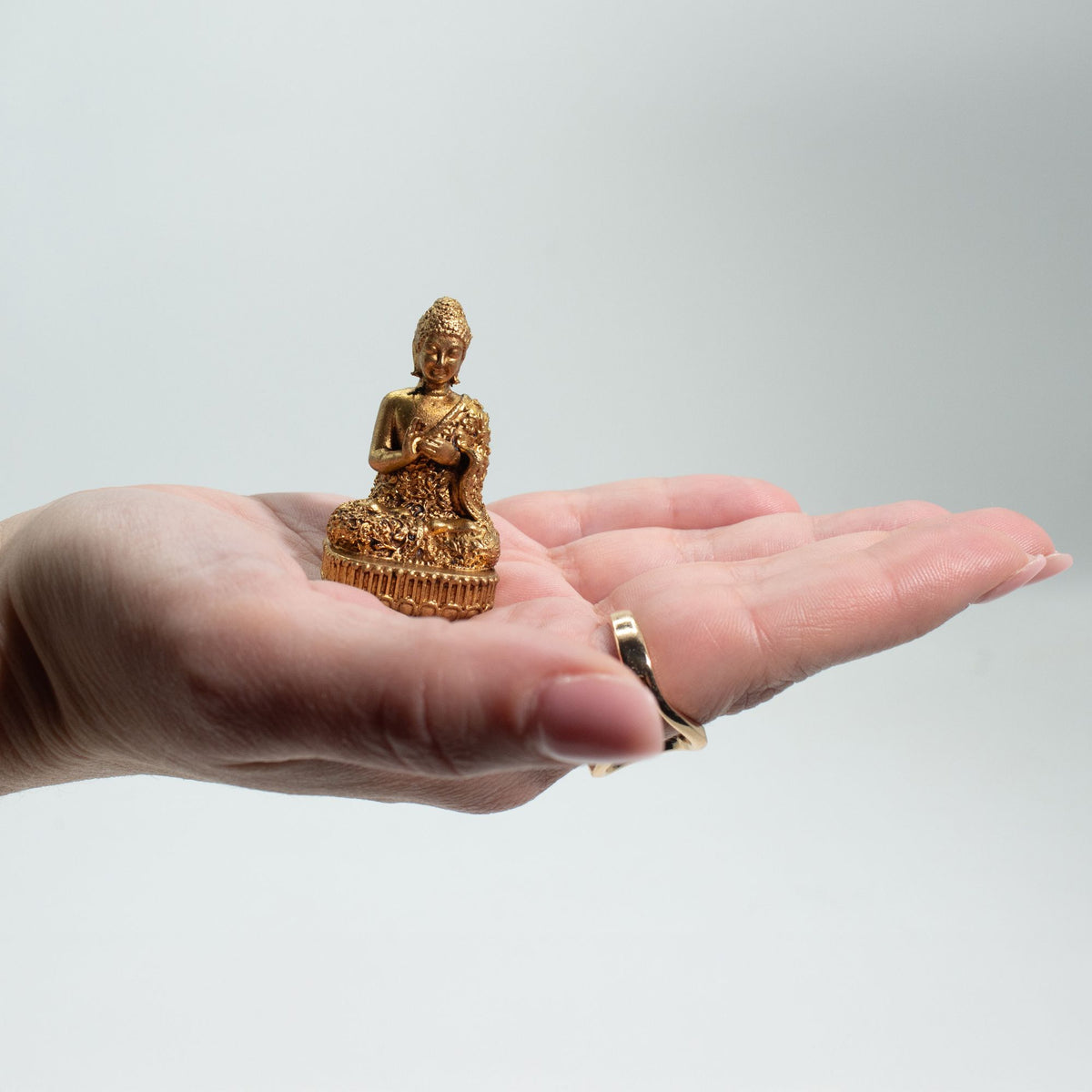 Dioses en miniatura de latón - Buda (60 gramos)  - 48 milímetros