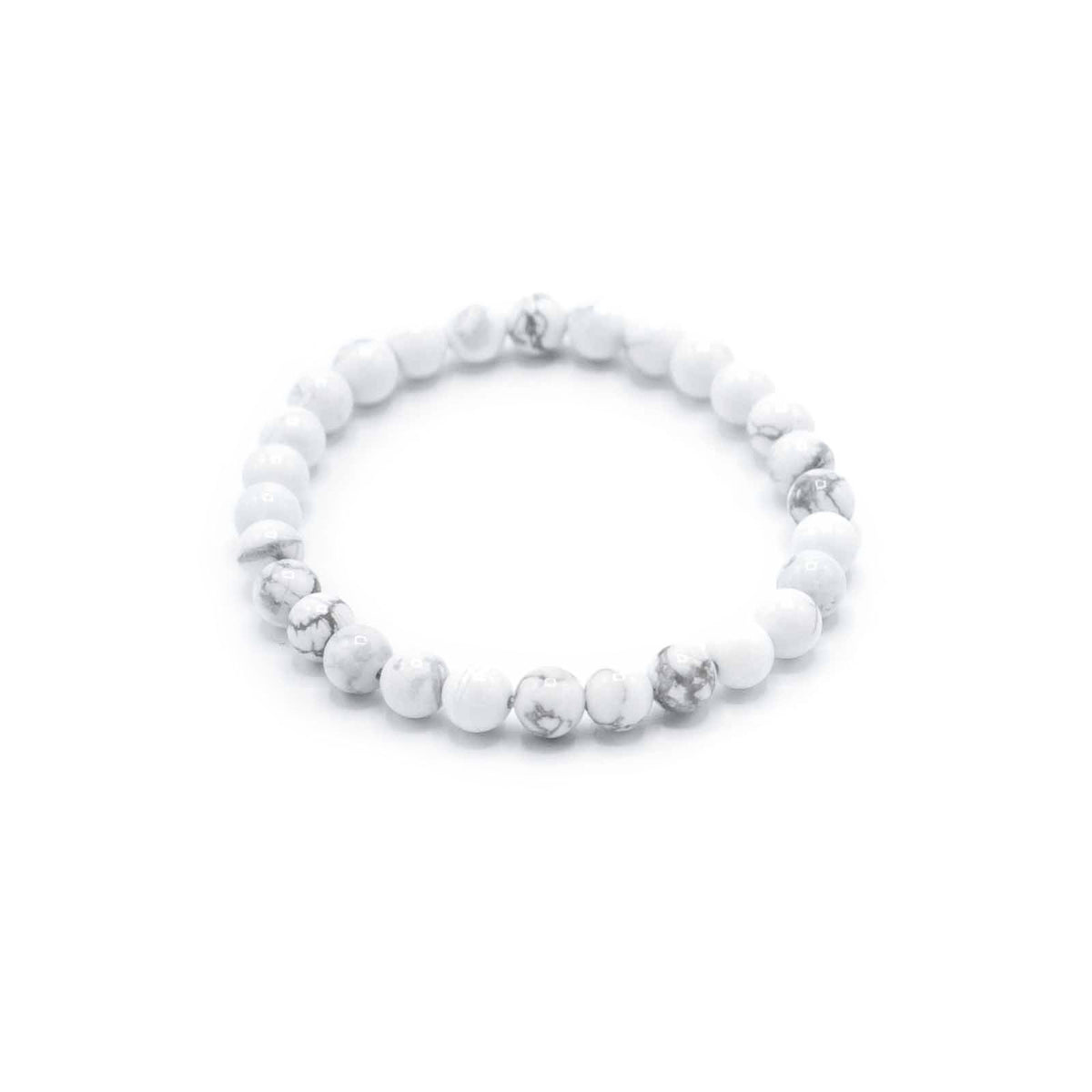 Pulsera de Manifestación de Piedras Preciosas - Jaspe Blanco - Paz